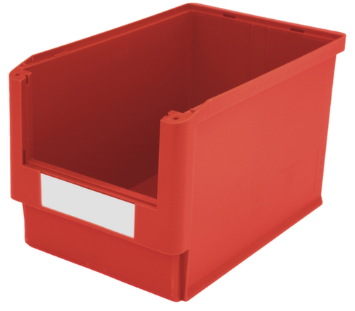 BITO zichtbak hoog belastbaar, rood, diepte 500 mm, polypropyleen