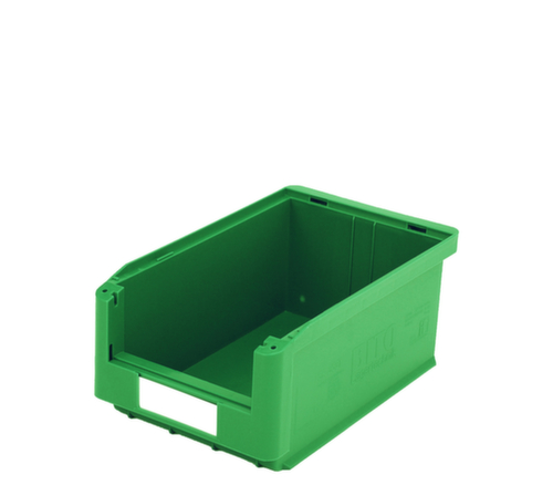 BITO zichtbak hoog belastbaar, groen, diepte 350 mm, polypropyleen