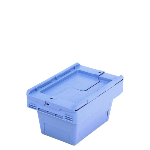 BITO Herbruikbare bak verzegelbaar, inhoud 5 l, Tweedelig scharnierdeksel