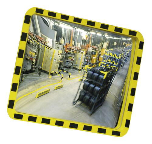 Moravia Rechthoekige EUKRYL-industriespiegel EUCRYL, hoogte x breedte 400 x 600 mm