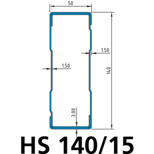 META Lengteliggers voor palletstelling