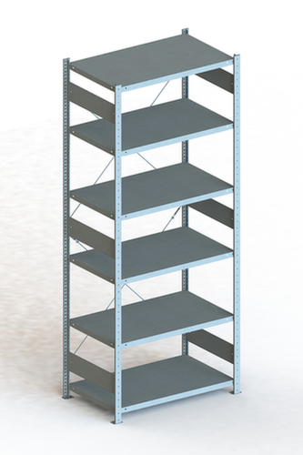 META Universele inhaakstelling S3 Clip 150, hoogte x breedte x diepte 2500 x 1056 x 600 mm, 6 legborden