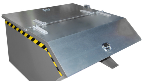 Bauer 2-delig klapdeksel voor minikiepbak voor kiepbak