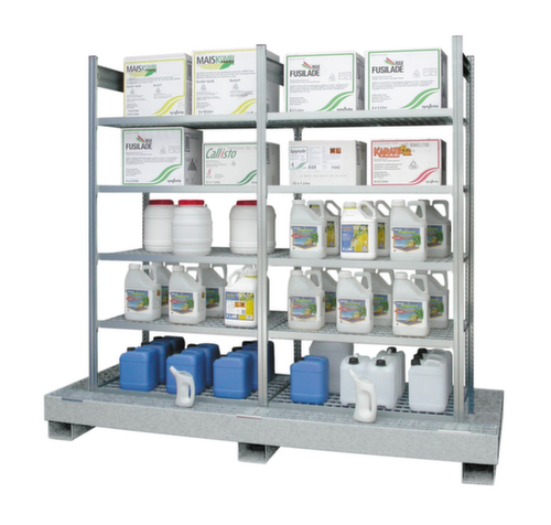 Lacont Stelling voor gevaarlijke stoffen met bodemopvangbak