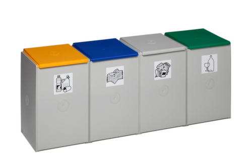 VAR Afvalverzamelbox, 4 x 60 l