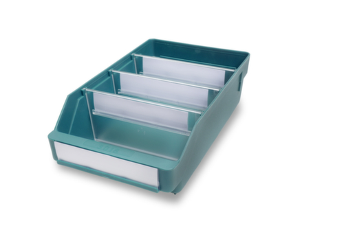 Stellingbak met zichtopening, groen, diepte 300 mm