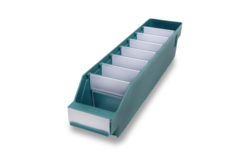 Stellingbak met zichtopening, groen, diepte 400 mm