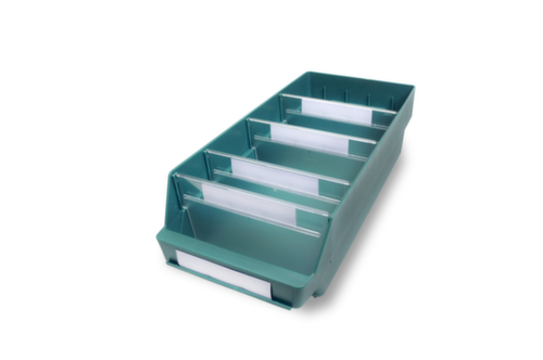 Stellingbak met zichtopening, groen, diepte 500 mm
