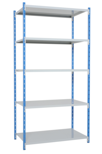 Manorga Inhaakstelling voor tweezijdig gebruik, hoogte x breedte x diepte 2000 x 970 x 400 mm, 5 legborden