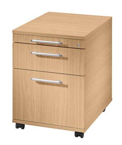 Rolcontainer Terra Nova met HR uittrekbaar, 2 lade(n), beuken/beuken