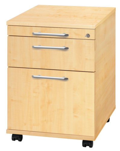 Rolcontainer Terra Nova met HR uittrekbaar, 2 lade(n), esdoorn/esdoorn