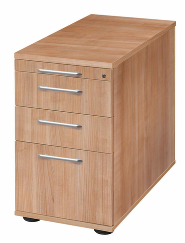 Sokkel Terra Nova met uittrekbare HR, 3 lade(n), notenboom/notenboom