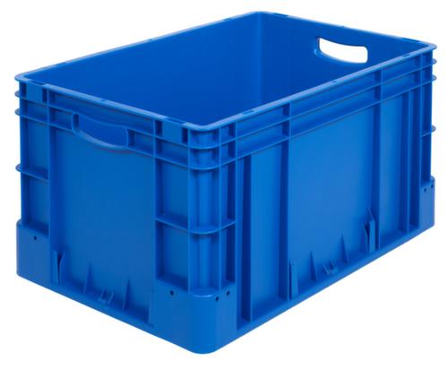 Industriële stapelbak, blauw, inhoud 60 l