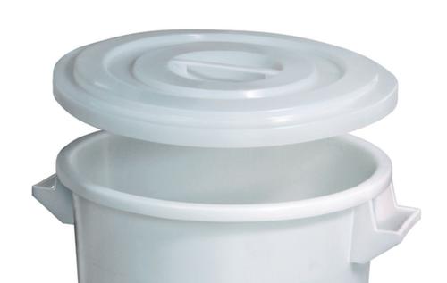 Oplegdeksel met greep voor ton 50 l