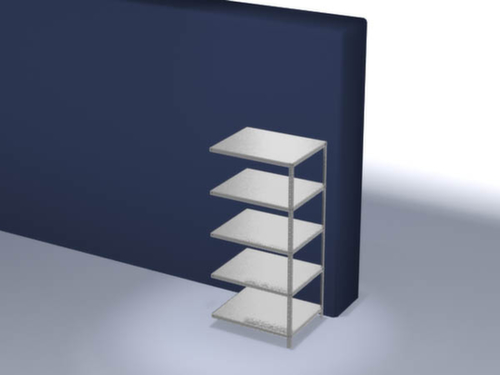 hofe Schroefstelling aanbouwsectie, 5 vloer, met corrosiebeschermende zinklaag