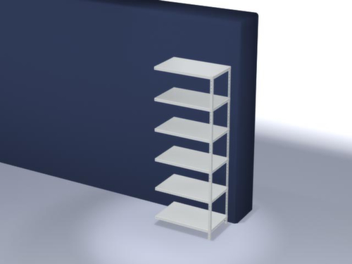 hofe Schroefstelling aanbouwsectie, 6 vloer, RAL7035 lichtgrijs