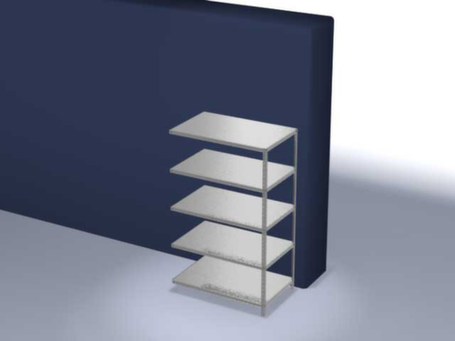 hofe Schroefstelling aanbouwsectie, 5 vloer, met corrosiebeschermende zinklaag