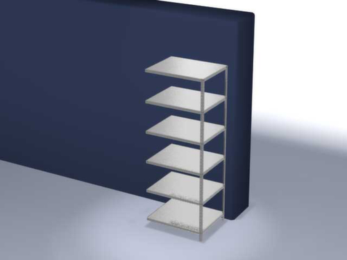 hofe Schroefstelling aanbouwsectie, 6 vloer, met corrosiebeschermende zinklaag