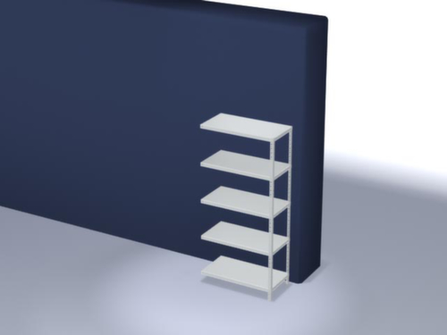 hofe Schroefstelling aanbouwsectie, 5 vloer, RAL7035 lichtgrijs