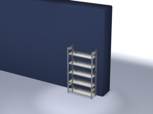 hofe Inhaakstelling voor dossiers, 5 vloer, met corrosiebeschermende zinklaag