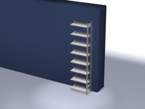 hofe Inhaakstelling voor dossiers aanbouwsectie, 8 vloer, met corrosiebeschermende zinklaag