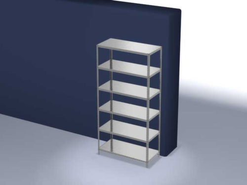 hofe Schroefstelling, 6 vloer, met corrosiebeschermende zinklaag