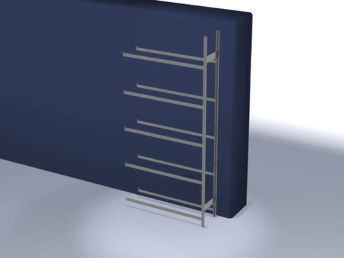 hofe Bandenstelling, hoogte x breedte x diepte 3000 x 1510 x 435 mm, 5 niveaus