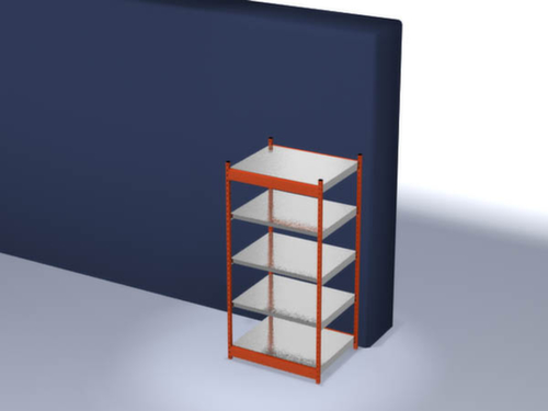 hofe Inhaakstelling, hoogte x breedte x diepte 2000 x 1060 x 800 mm, 5 legborden