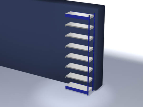 hofe Inhaakstelling, hoogte x breedte x diepte 3000 x 1025 x 400 mm, 7 legborden