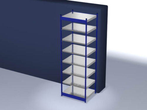 hofe Inhaakstelling, hoogte x breedte x diepte 3000 x 1060 x 800 mm, 7 legborden