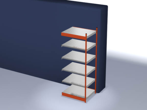 hofe Inhaakstelling, hoogte x breedte x diepte 2500 x 1025 x 800 mm, 6 legborden