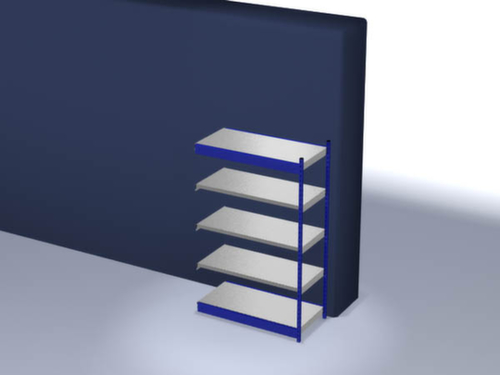 hofe Inhaakstelling, hoogte x breedte x diepte 2000 x 1325 x 600 mm, 5 legborden
