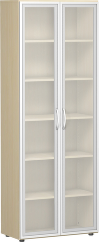 Gera Kast met openslaande deuren Milano met glazen deuren, 6 ordnerhoogten