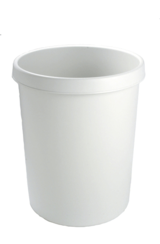helit Prullenmand voor kantoor, 45 l, lichtgrijs