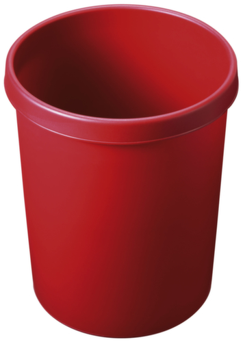 helit Prullenmand voor kantoor, 45 l, rood