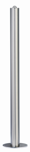 RVS afzetpaal, hoogte 900 mm, voor vastschroeven