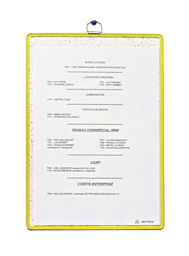 tarifold presentatiehoes tview, DIN A4, frame met metalen oog