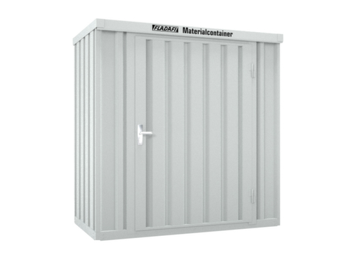 Säbu Gelakte materiaalcontainer FLADAFI® met houten vloer