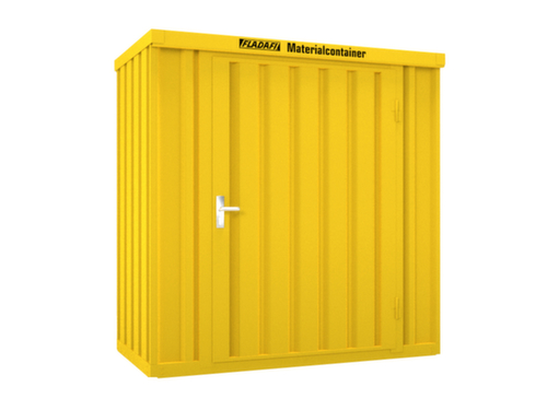 Säbu Gelakte materiaalcontainer FLADAFI® met houten vloer