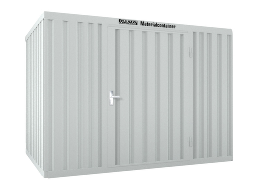 Säbu Gelakte materiaalcontainer FLADAFI® met houten vloer