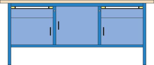 Thurmetall Werkbank, 2 laden, 3 kasten