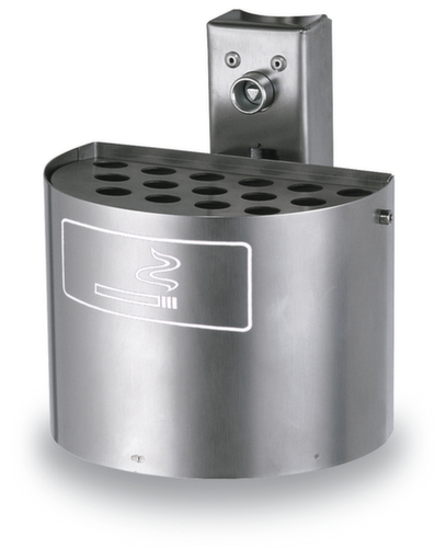 Asbak voor wand- of paalmontage
