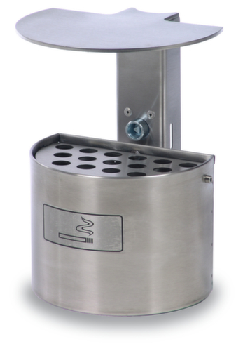 Asbak voor wand- of paalmontage