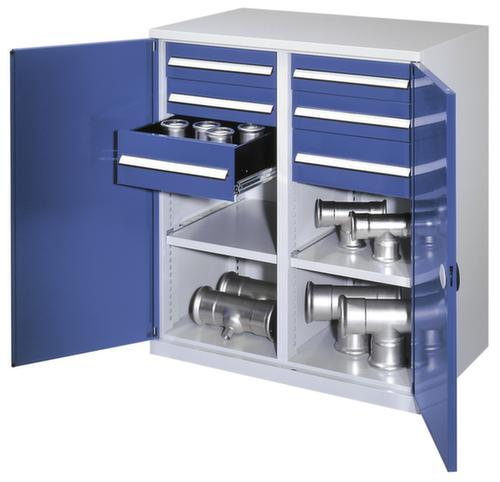 Kappes Zware draaideurkast RasterPlan® extra diep + met tussenschot in het midden, breedte 1000 mm