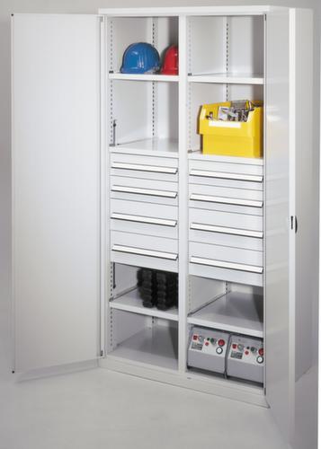 Kappes Zware draaideurkast RasterPlan® extra diep + met tussenschot in het midden, breedte 1000 mm