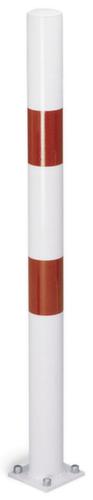 Afzetpaal PARKY met platte kop, hoogte 1000 mm, voor vastschroeven