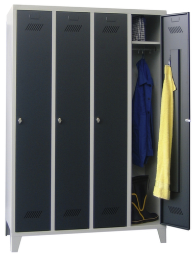 PAVOY Garderobekast Basis met 4 vakken, vakbreedte 300 mm