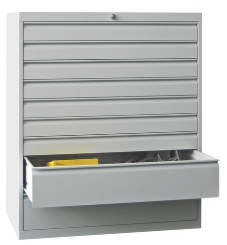 PAVOY Ladekast Basis Plus RAL7035, 9 lade(n), RAL7035 lichtgrijs/RAL7035 lichtgrijs