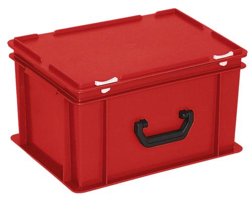 Euronorm-koffer, rood, HxLxB 235x400x300 mm