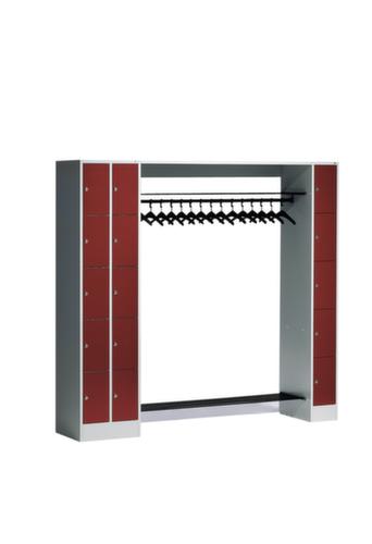 C+P Locker met kapstok Classic met 15 vakken, breedte 2100 mm